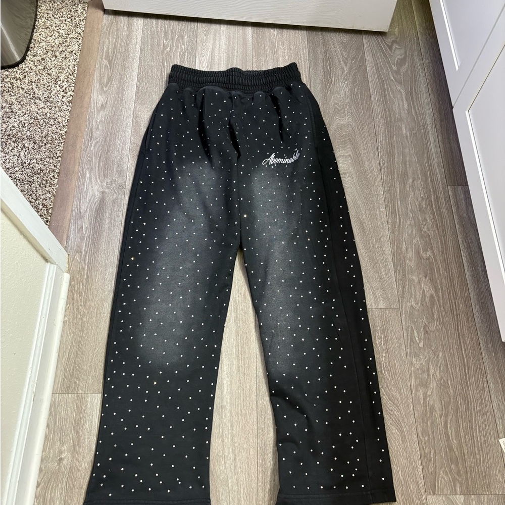 Black baggy fit sweats